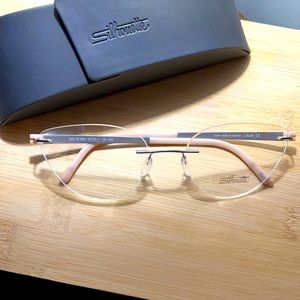 Women’s rimless optical Silhouette glasses